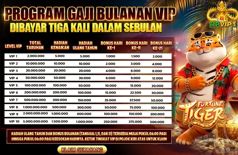 PROGRAM GAJI BULANAN VIP