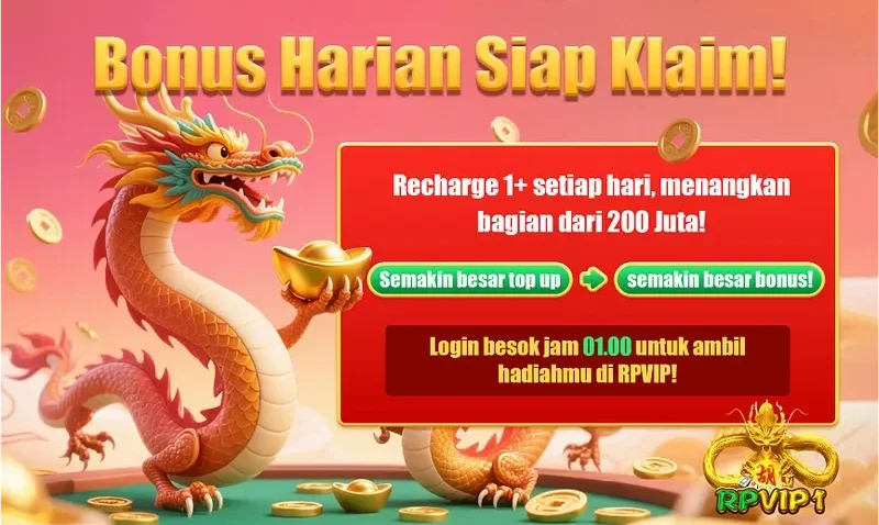 Bonus Harian Siap Klaim!